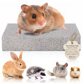 Balacoo Rabbit Scratch Foot Pads, Natural Small Animal Volcanic Stone Teeth Grinding Scratching Pad Chew Toy for Hamster, Guinea Pig, Gerbil, Chinchilla, Hedgehog