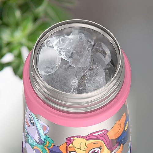 THERMOS Vacuum Insulated Stainless Steel 10oz Straw Bottle, Paw Patrol Girl (Pack of 3) - color: Paw Patrol Girl, size: 10 Ounces (Pack of 3)