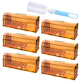 6 PCS Humane Mouse Traps No Kill Reusable Mice Trap Indoor for Home | PC Material, Reusable Capture & Release, Use for Home, Waterproof - size: Orange-6Pack