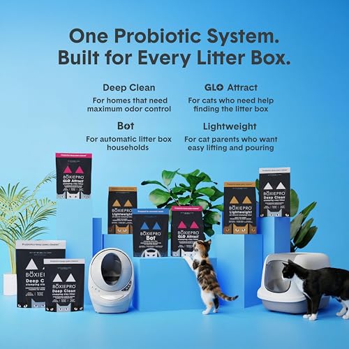 Boxie Probiotic Clumping Cat Litter 40+ Day Odor Control Dust Free 16 lb - size: 16 Lb