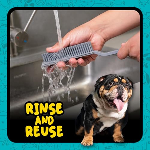 Chemical Guys, Multi-Surface Pet Hair Removal Brush for Upholstery & Carpet | Rubber bristles pull pet hair, lint and debris off seats, carpet and upholstery in cars and at home - size: (Pack of 1)