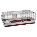 Ferplast Krolik Extra-Large Rabbit Cage w/Wire Extenstion | Rabbit Cage Includes All Accessories & Measures 55.9L x 23.62W x 19.68H & Includes All Accessories | 1-Year Manufacturer's Warranty - style: Rabbit Cage w/ Wire Hutch
