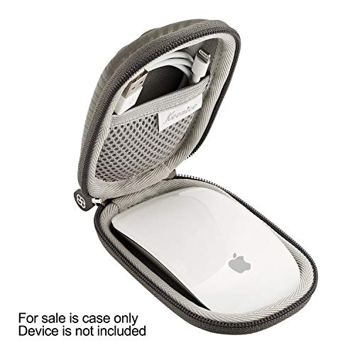 Hard Case Compatible for Apple Magic Mouse (1 2 & 3 Gen) Including Carabiner (Brown) - color: Brown