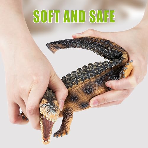6 Pcs Large Soft Safari Animal Toys,Jumbo Animals Playset for Toddler Kids Children Boy Girl 1 2 3 4 5 Year Old,Learning Toy,Brithday