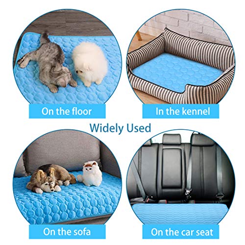 Dog Cooling Mat, Pet Cooling Pads for Dogs, Summer Cooling Bed for Cats, Portable Pet Cooling Cushion for Home or Outdoor - size: 28x22IN