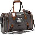 Mr. Peanut's Airline Approved Soft Sided Pet Carrier, Low Profile Gold Series Tote, Premium Brand Self Locking Zippers, Under Seat Compatibility, Plush Faux Fleece Bedding with a Sturdy Plywood Base - color: Charcoal Ash