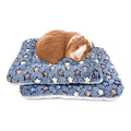 Amakunft 2 Pcs Guinea Pig Bed Mat Washable, Rabbit Winter Bed Pad for Indoor, Warm Small Animal Bed Mattres, Fleece Sleeping Pad for Bunny, Rat, Hedgehog, Sugar Glider, Chinchilla - size: Medium