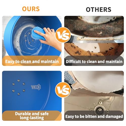 15" Aluminum Alloy Silent Chinchilla Exercise Wheel | Noiseless Running Wheel for Chinchilla, Rat, Hedgehogs, Squirrels and Small Pets (Blue) - color: Blue