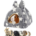 Mygeromon Guinea Pig Bed Rabbit Hideout Cuddle Cup Washable (Star Style) | Winter, Small Animals Sleeping House, for Ferret, Chinchilla, Bunny - color: Star Style