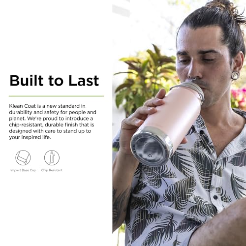 Klean Kanteen 32oz TKWide Insulated Water Bottle with Twist Cap - Peach Parfait - color: Peach Parfait