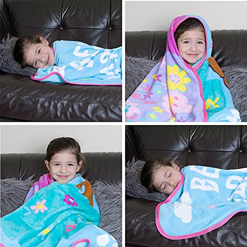 Franco Kids Bedding Super Soft Micro Raschel Throw, 46 in x 60 in, Paw Patrol Skye Girls - color: Paw Patrol Girls, size: 46 in x 60 in