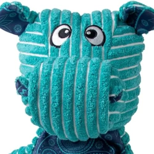 KONG Floppy Knots - Durable No‑Stuffing Squeaky Rope & Plush Dog Toy - for Teething, Playing (Hippo, Extra Large) - color: Hippo, size: Extra Large