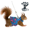 Guinea Pig Harness Skirt Clothes and Leash, Adjustable Hamster Ferret Harness and Leash Set, No Pull Walking Vest for Ferrets, Chinchillas and Similar Small Animals (Blue S) - color: Blue, size: S