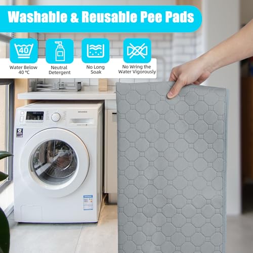 PAWCHIE Guinea Pig Cage Liners, Washable Guinea Pig Bedding for Midwest Cage 2 Pack 27"X14", Reusable Anti Slip Waterproof, Absorbent Guinea Pig Pee Pad for Small Animal, Rabbit, Bunny, Chinchilla - size: 36x69cm/14x27in(Pack of 2)