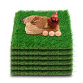 Chicken Nesting Box Pads , Washable Artificial Grass Nesting Mats Cuttable Chickens Nest Box Bedding Liners Reusable Nesting Pads for Chicken Coop Egg Duck Chicks Goose 12x12x1.35inch (6PACK) - size: 6pcs-12x12x1.35 inches