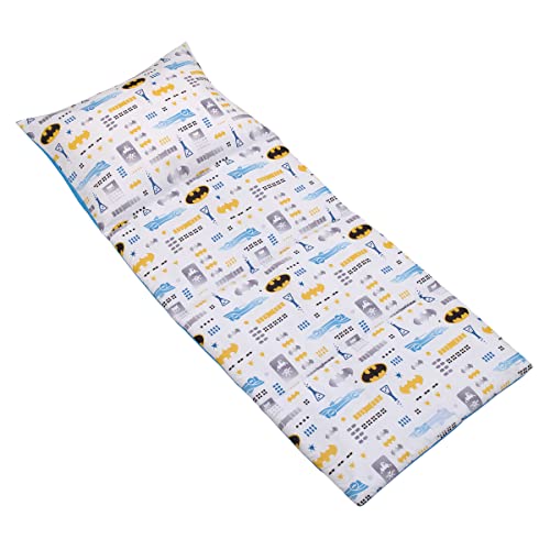 Marvel Spiderman to The Rescue Red, White, and Blue Deluxe Easy Fold Toddler Nap Mat - color: Batman The Caped Crusader Blue