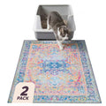 Lovewag Cat Litter Mat, Litter Box Mat, Marmalade Sunshine, 36x48, 2 Pack | Washable litter mat cover, kitty litter mat & cat mat for litter box, litter trapping mat, prevents tracking, multi-cat - color: Marmalade Sunshine, size: 36x48 inches (Pack of 2)