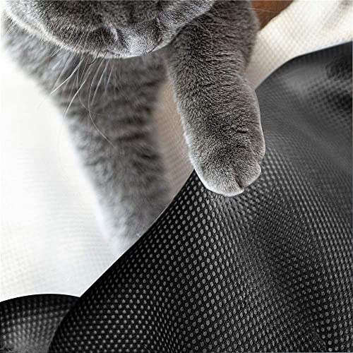Cat Bed Sleeping Cat Hammock, 16.9in x 16.9in x 9.5in, Black | Cat Supplies Pet Supplies Whole Wash Stable & Breathable Easy Assembly Indoors Outdoors, 16.9 in x 16.9 in x 9.5 in - color: Black, size: 16.9"L x 16.9"W x 9.5"Th (Mesh)