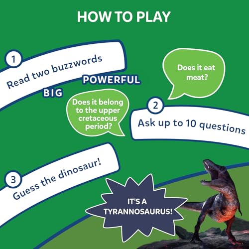 Skillmatics Guess in 10 Dinosaurs – Trivia Game for Kids and Families - style: Dinosaurs