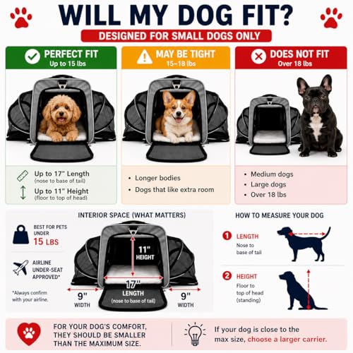 Airline Approved Expandable Premium Pet Carrier on Wheels- Two Sided Expandable Rolling Carrier- Designed for Dogs & Cats- Extra Spacious Soft Lined Carrier! (Grey) - color: GREY