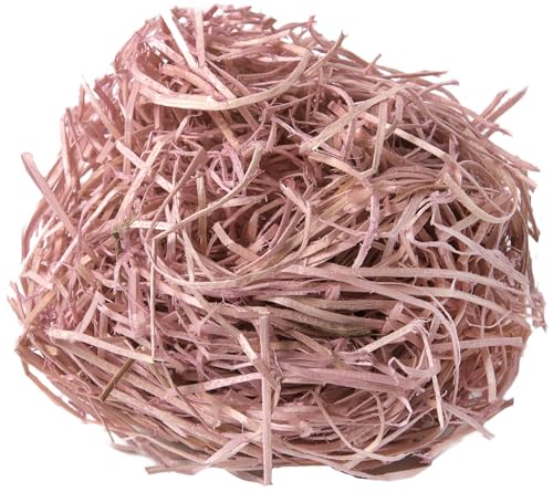 SuperMoss (21717) Aspen Wood Excelsior - Natural Wood Moss Filler for Gift Baskets, Chicken Nesting Boxes, Pet Hamster Bedding, Indoor Plants & Crafts, 200 cu in, Pink - color: Pink, size: 200 cu in