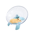 Litewoo Hamster Toys Wheel Exercise Flying Saucer,Silence Run Spinner, for Gerbil Rat Mouse Mice Hamster and Other Small Animal (Light Blue) - color: Light Blue
