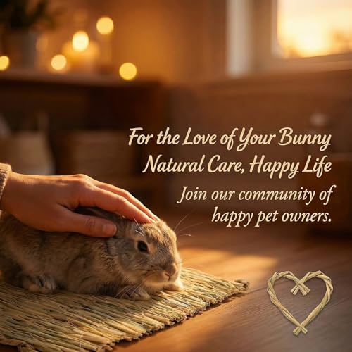 Sukh Bunny Mat for Rabbits - 3 Pack Natural Woven Rabbit Grass Mats | Rabbit Mat, Bunny Bedding & Cage Bed, Rabbit Cage Accessories, Bunny Supplies for Guinea Pigs, Chinchillas and Hamsters - size: 3 PCS