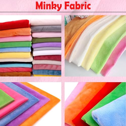 Barcelonetta | Minky Fabric | Plush, Super Soft, Cuddle | Solid Minky | by The Yard | 60" Wide | Baby Blanket, Change Station Cover, Pillow, Scarf, Beanie (Brown, 1 Yard) - color: Brown, size: 1 Yard