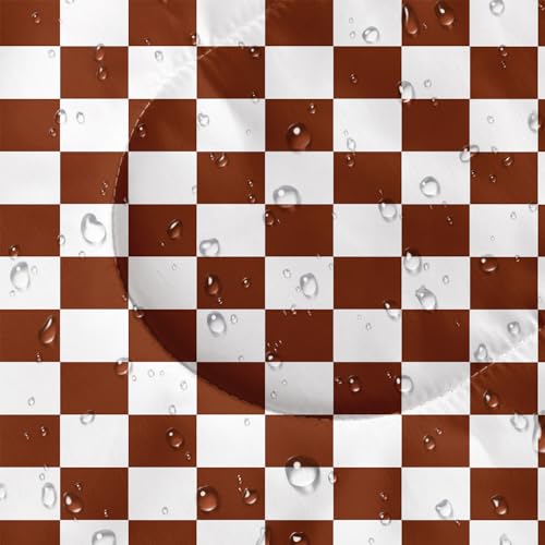 Sleeping Bags for Adults and Kids Backpacking Camping Sleeping Bags for Girls and Boys Lightweight Waterproof Cold/Warm Sleeping Bag for All Season - color: Brown and White Check