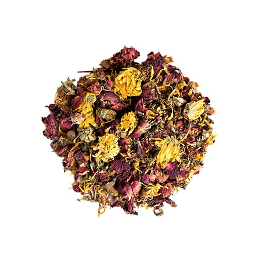 Small Pet Select Flower Power Herbal Treat for Rabbits, 2.5 oz | Natural Aromatic Herbal Blend, Foraging Enrichment & Daily Variety, For Guinea Pigs & Other Small Pets