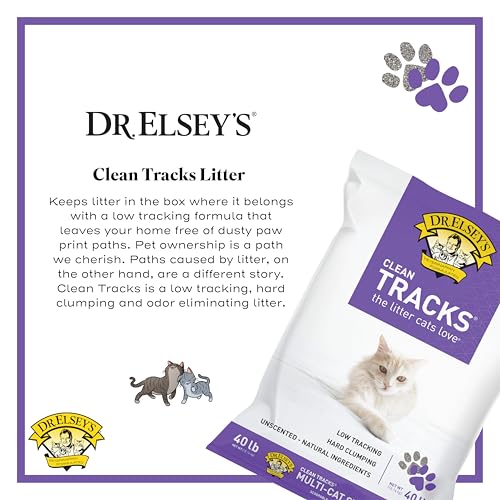 Dr. Elsey's® Clean Tracks Clumping Clay Cat Litter 40 lb. Bag - size: 40 pounds
