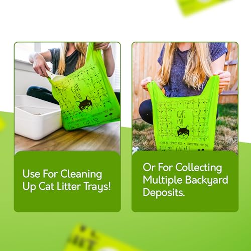 Certified Home Compostable Cat Litter Bags for Poop, XL 30 Count | NF T51-800, ASTM D6400 and EN 13432 certified, cornstarch based, for scooping and litter tray cleanup, 10% to charity - size: 1 Count (Pack of 30)