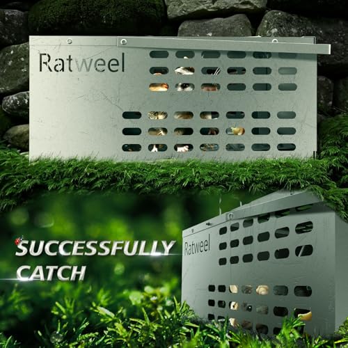 Humane Rat Trap Live Mouse Trap Indoor Catch and Release Animal Cage Multi Large Bait (1 Pack) - size: 1 Pack