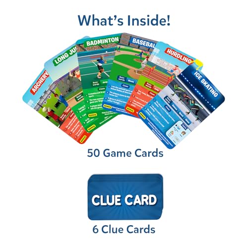 Skillmatics Guess in 10 Trivia Card Game – Sports, Gift for Boys & Girls | Educational Trivia Cards, Family Game Night, Travel Toy, Board Game, Screen-Free Fun, Kids Ages 6, 7, 8, 9 and Up - style: 7. Sports