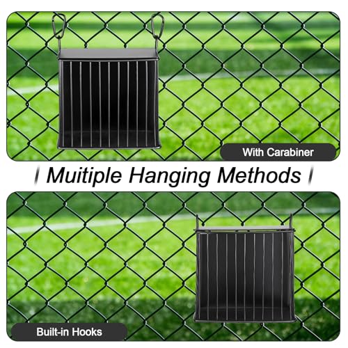 Metal Hay Rack for Rabbits, Rabbit Hay Feeder with Tops-Square Bunny Feeder | Metal Frame Hanging Hay Rack-Hay Holder with Built-in Hooks, Feeding Supply for Guinea Pigs, Chinchillas, Rabbits - size: 6.7x4.7x6.9