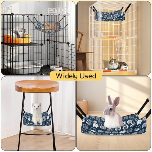 Ferret Cage Kitten Bed Cat Hammock Ferret Hammock Guinea Pig Hammock Rat Hammock Ferret Bed Chinchilla Hammock Hamster Hammock Small Animal Hammock Ferret Bed Cat Swing Kitten Accessories Kitten Cage - color: Blue, size: Small