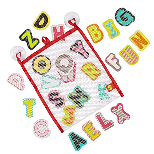 Alex Toys Foam Bath Letters - ABC Bath Toys, 26-Piece Alphabet Bath Toys, Foam Letters for Bathtub, Stickers in the Tub for Kids Ages 2+, Mesh Storage Bag - style: ABC