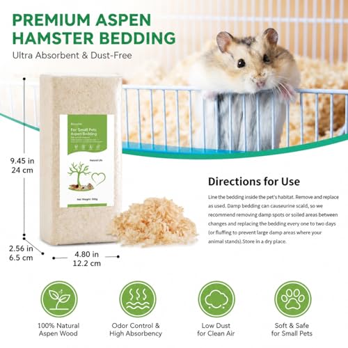 18oz Small Pet Bedding, Low Dust, Odor Control, Ultra Absorbent, for Hamsters, Guinea Pigs, Parrots, Rabbits, Gerbils, Mice & Small Animals - size: 18oz