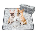 Reusable Puppy Pads, Washable Pee Pads, Leakproof 36"x 41" 2 Pack | High Absorbency Dog Training Pads, Wee Wee Pads With Waterproof Non-Slip Base For Indoor Potty, Crates, Playpen & Senior Dogs - size: 36x41(pack of 2)-Gray