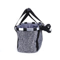 Pet Dog Bike Basket & Carrier Bag- Foldable Detachable Pet Travel Bicycle Basket - Small Animal Dog Cat Rabbit Bike Ride Basket Carrier (Gery) - color: Grey