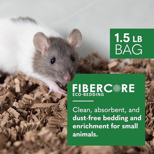 ECO BEDDING 99% Dust Free Paper Bedding for Small Pets and Birds, Odor Control, 1.5 lb (Expands to 30 L) - size: 1.5