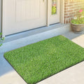 Artificial Grass Door Mat, Fake Grass Rug for Entrance, Dog, 24" x 36" | Realistic look, Durable TPR bottom, Non-Slip, Safety material, Soft underfoot - size: 2' x 3' (Rectangular)