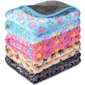 Reginary 4 Pcs Waterproof Guinea Pig Blankets Washable Small Animal Fleece Bedding Absorbent Guinea Pig Cage Liners Reusable Training Pee Pad Pet Sleep Mat for Hamster(Star Pattern,24 x 16 Inch) - size: 24 x 16 Inch