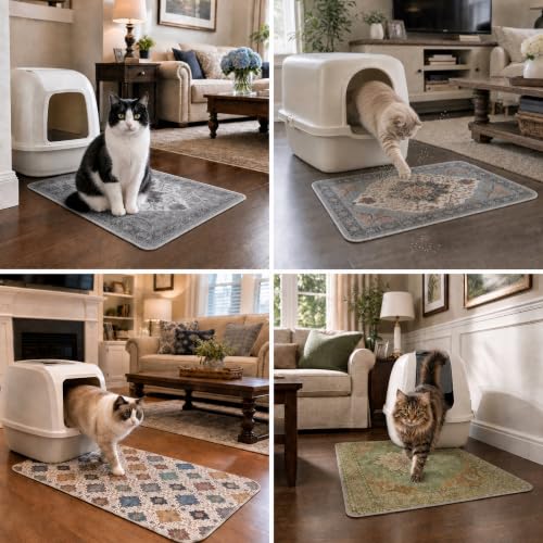 Washable Pee Pads for Dogs and Cats,Great Urine Absorbent Reusable Puppy Training Pads,Waterproof,Leak-Proof & Non-Slip Cat Litter Box Mat for Whelping,Crate,Playpen,Bed.(Green Floral,18"x28") - color: Green Floral, size: 18"x28" (Pack of 2)