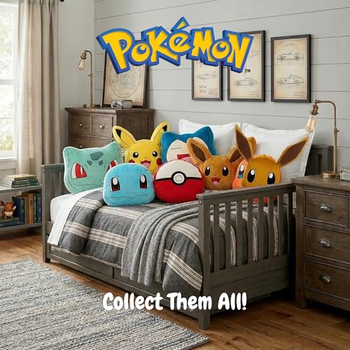 Franco Pokemon Eevee Kids Bedding Super Soft Plush Cuddle Pillow, 20" (Officially Licensed Product) - color: Pokemon Eevee