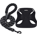 Dog Harness Step-in Breathable Puppy Cat Dog Vest Harnesses for Small Medium Dogs - color: Black, size: Medium (Chest 13.5''-16.5'', Weight 10-15 lb)