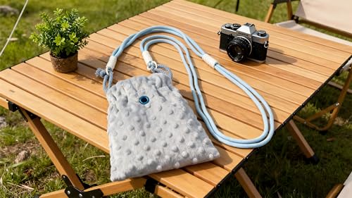 Sugar Glider Bonding Pouch Portable Drawstring Pouch Soft Sleeping Bag with Blue Braided Ribbon Small Animal Carrier- Hedgehog Hamster Ferret (Blue) - color: blue
