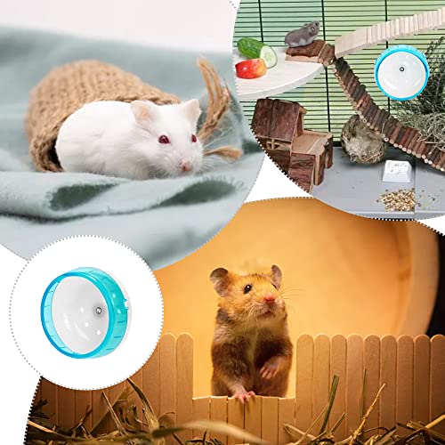 Silent Hamster Wheel 4.7 Inch Small Animal Running Exercise Wheel | Quiet non-slip design with smooth rotation, ideal for hamsters and small pets to enjoy daily exercise at home.