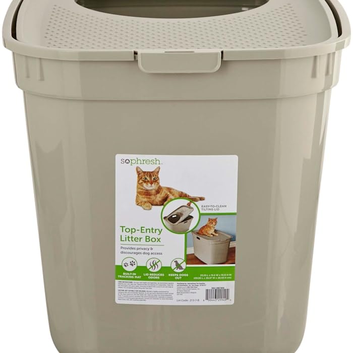 So Phresh by Petco Top-Entry Litter Box Tan 23.2" L X 15.4" W X 15" H