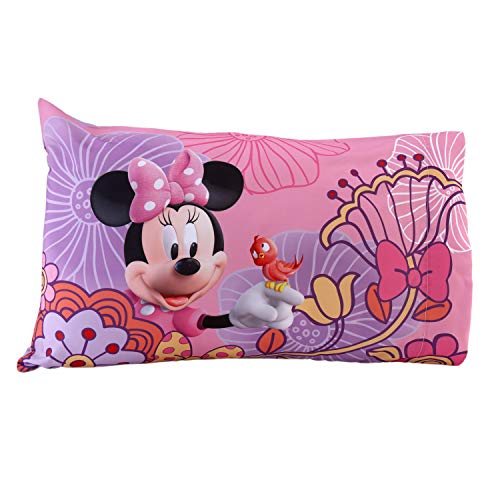 Disney 4 Piece Minnie's Fluttery Friends Toddler Bedding Set, Lavender - color: Minnie's Fluttery Friends